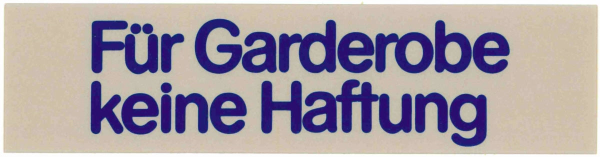 Schilder, Größe wählbar