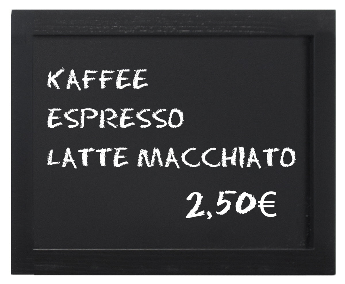 Wandkreidetafel, schwarz 40 cm