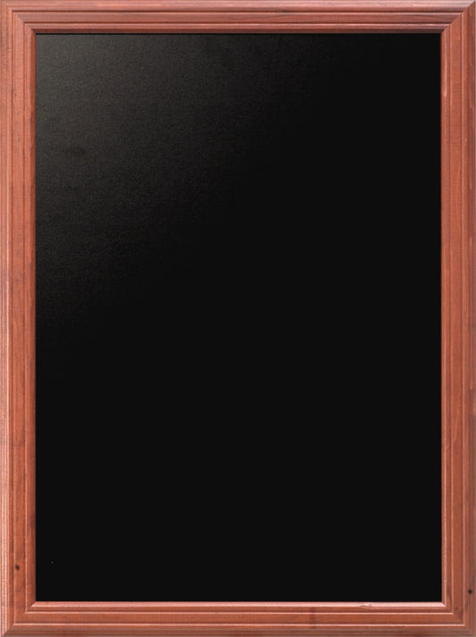 Wandkreidetafel, mahagonifarben 76,5 cm