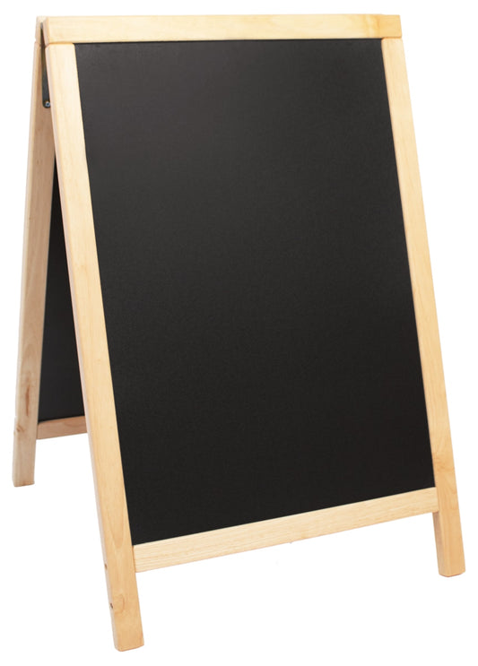Kundenstopper mit Kreidetafel 47,5 cm x 67 cm