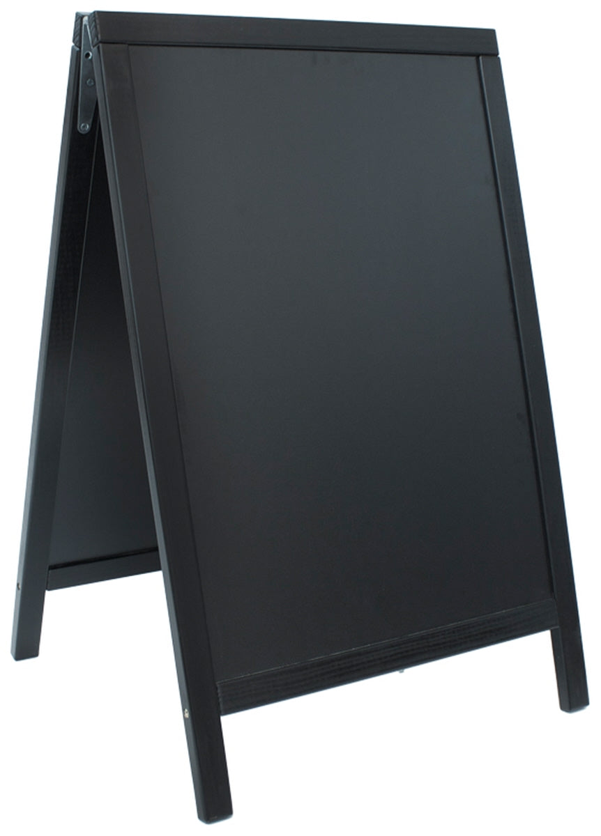 Kundenstopper mit Kreidetafel , schwarz