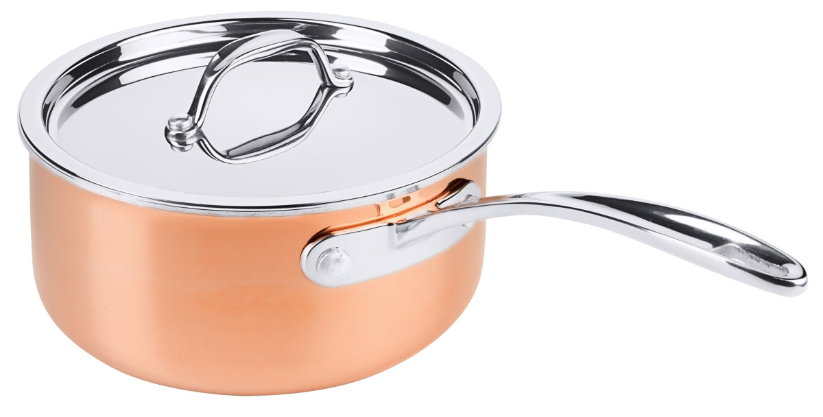 Kupfer-Stielkasserolle 16 cm